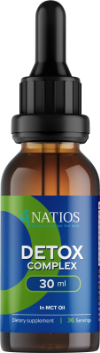 NATIOS Detox Complex, Bylinné kapky v MCT oleji, 30 ml